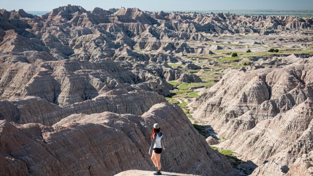 The author in Badlands National Park, South Dakota