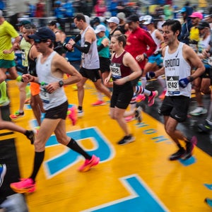The start of the 2023 Boston Marathon