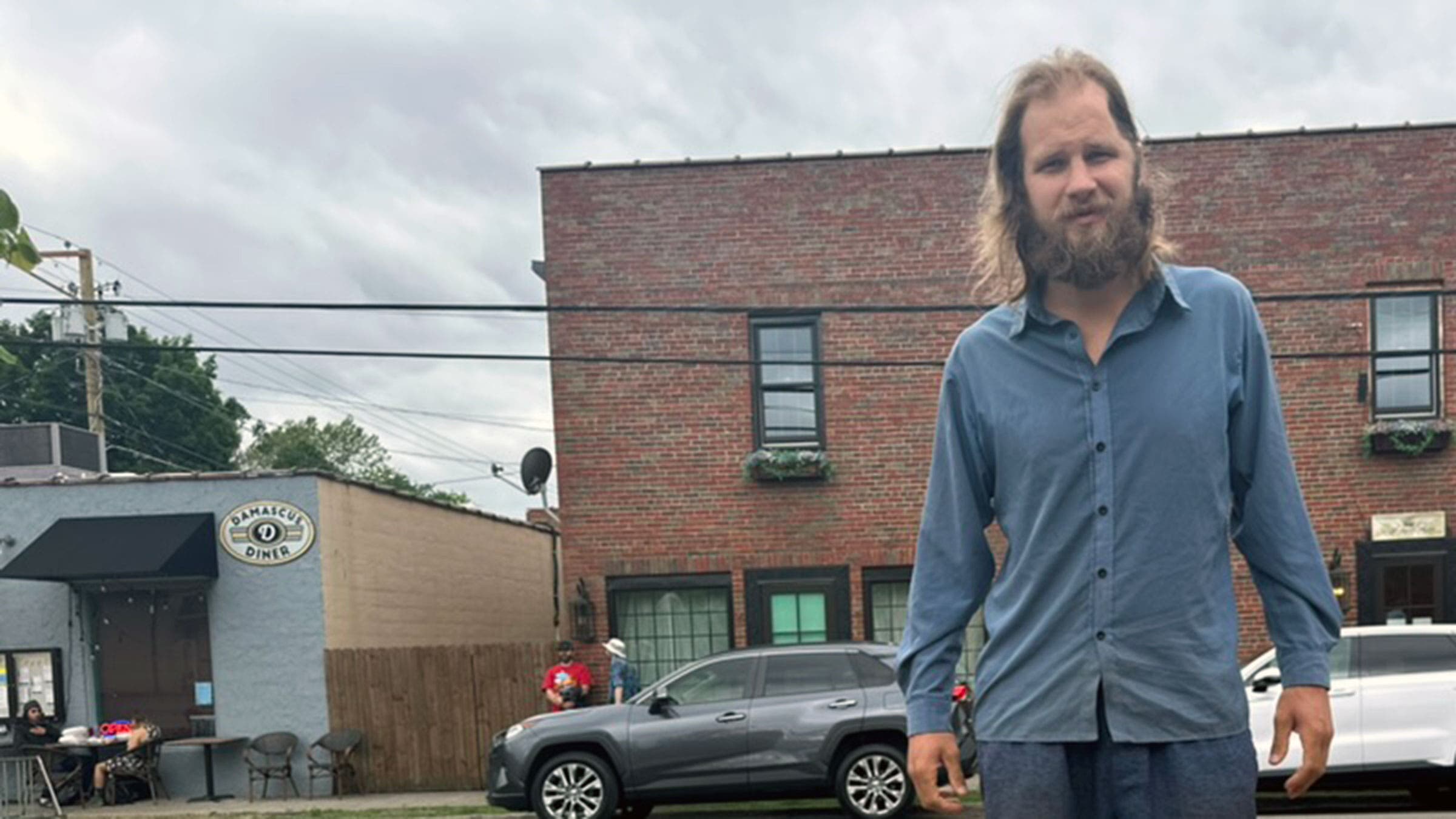 Feet thru-hiker on the Appalachian Trail