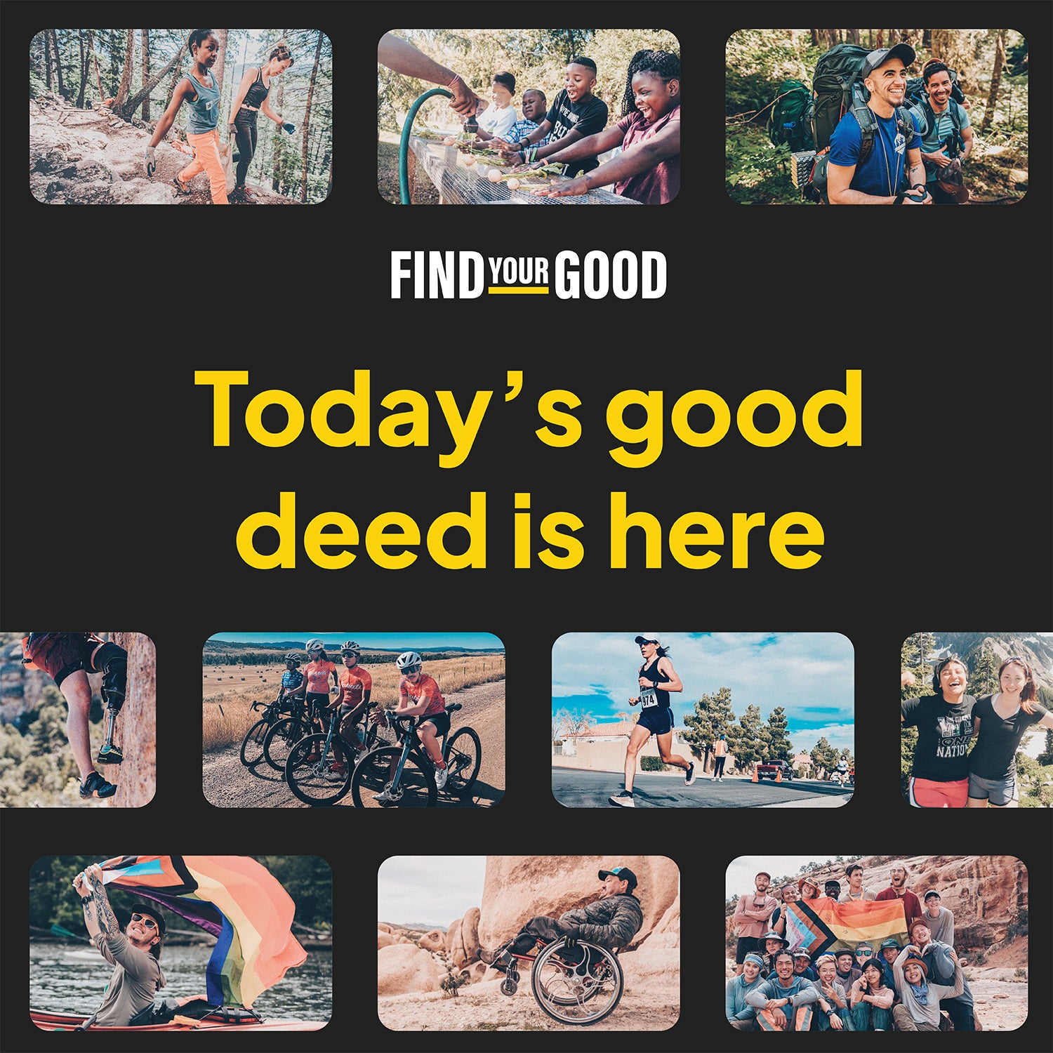 Find Your Good: Today's good deed is here