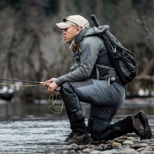 Fly Fishing in a mountain stream.