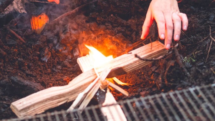 Gathering fire materials
