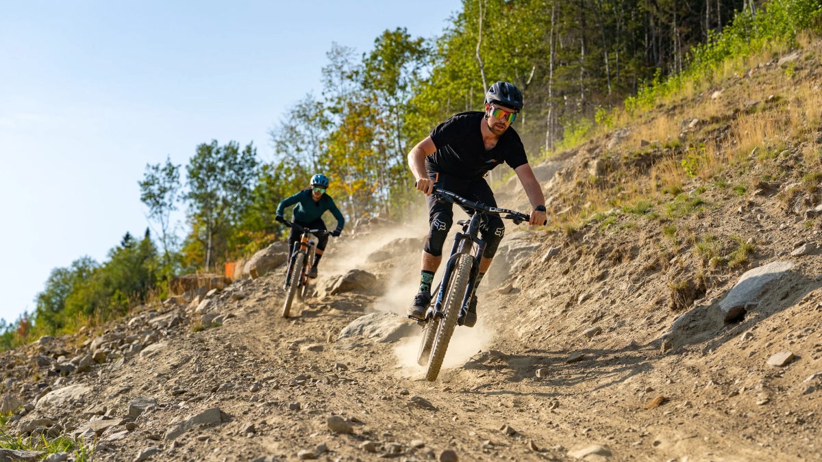 Riding Quebec's Newest Bike Park Blind