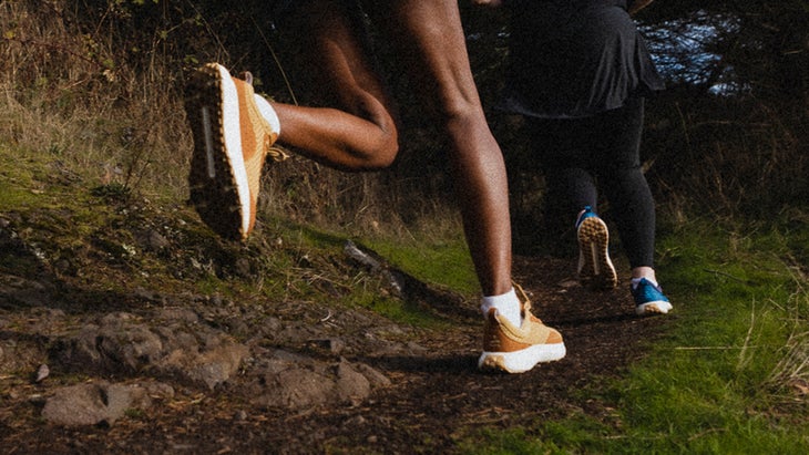 Hilma shoes on trail runners