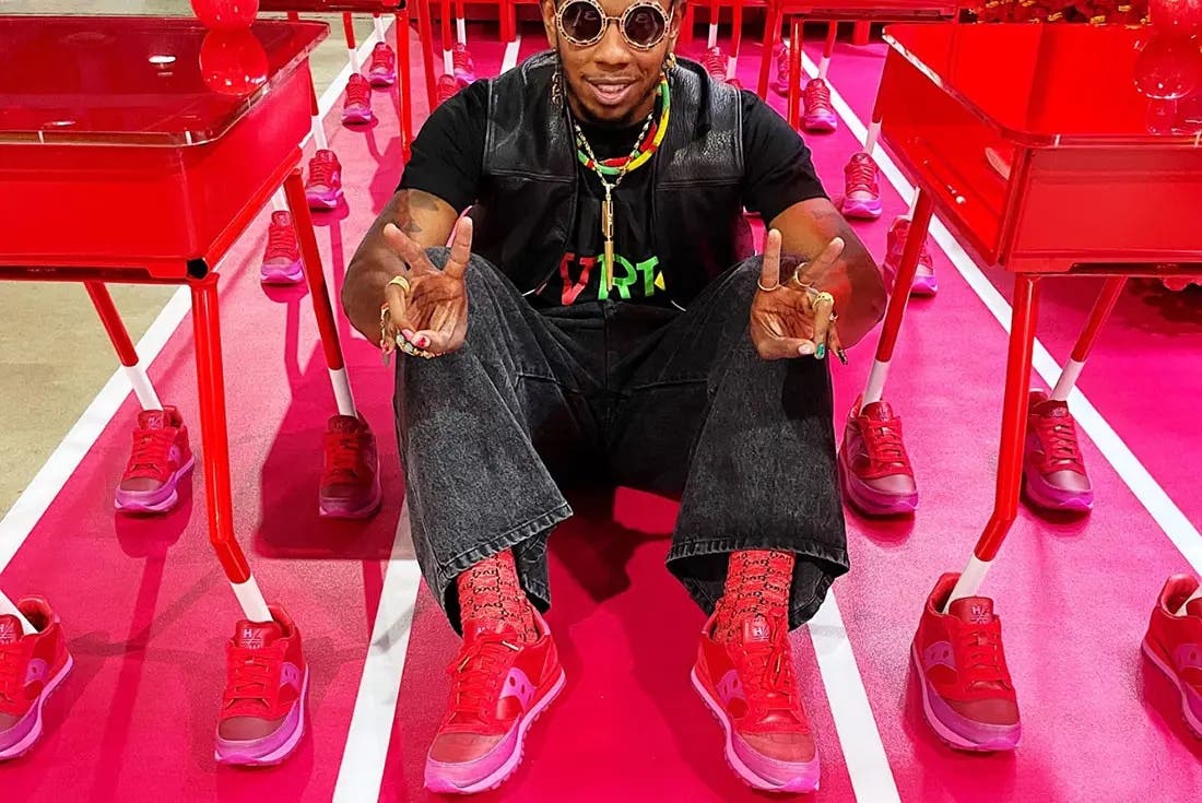 Hommewrk x Saucony Jazz Sorrel Red