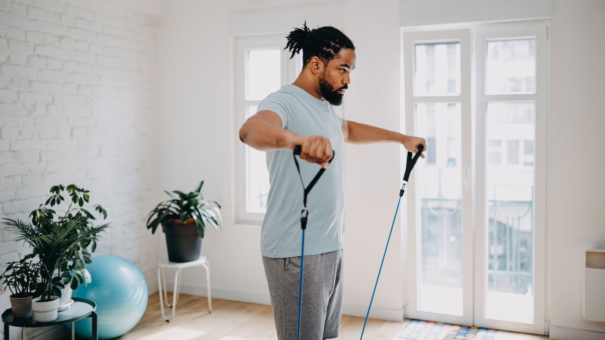 The Best Resistance-Band Arm Workout to Strengthen Your Upper Body