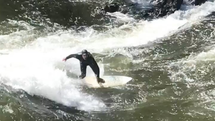 river surfing
