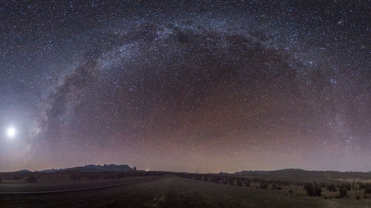 stars over big bend national park