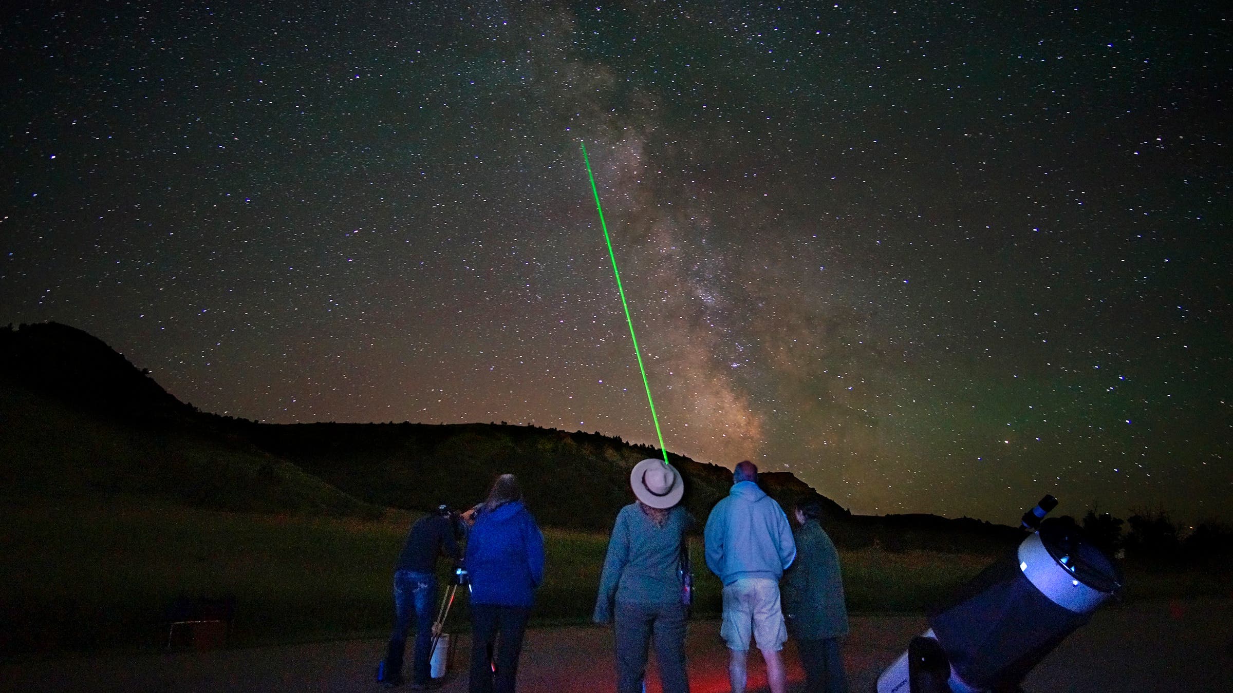 park ranger teaches astronomy