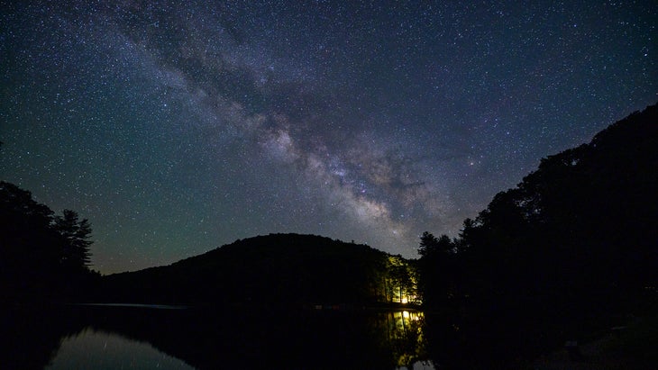 stars dark sky in west virginia