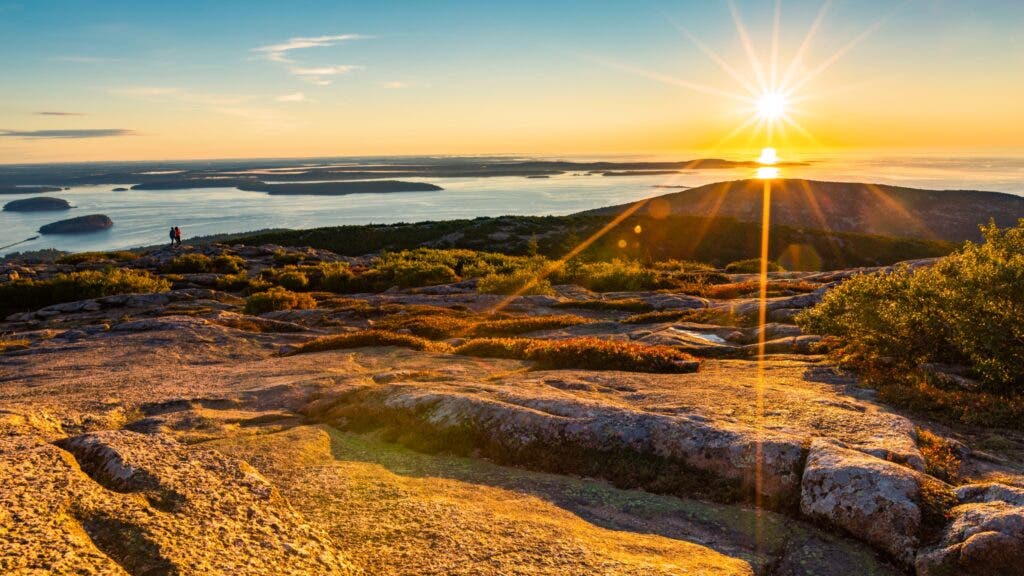Sunrise at Cadillac Mountain
