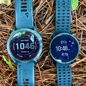 Suunto and Garmin fitness watches