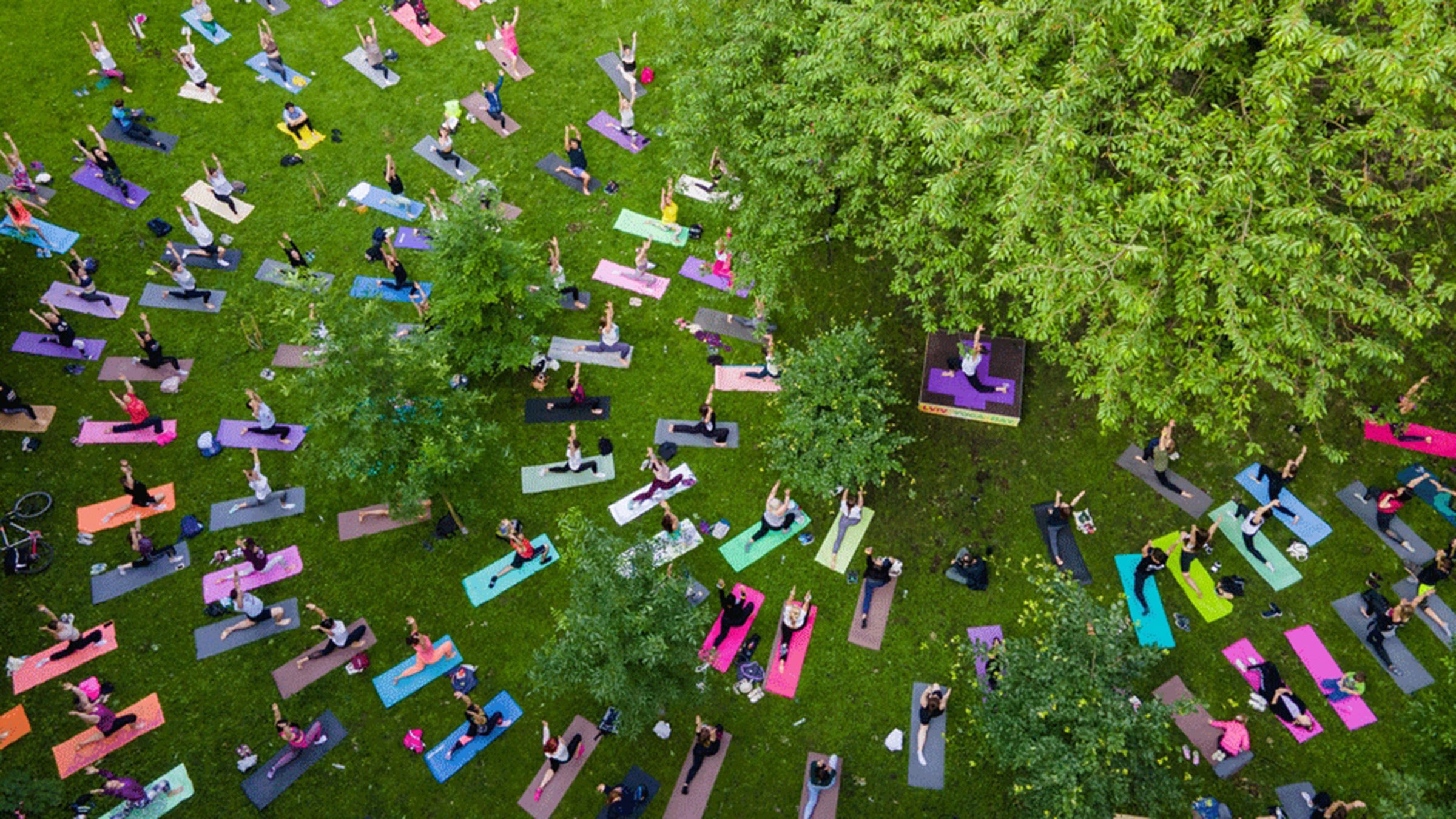 yoga outdoors