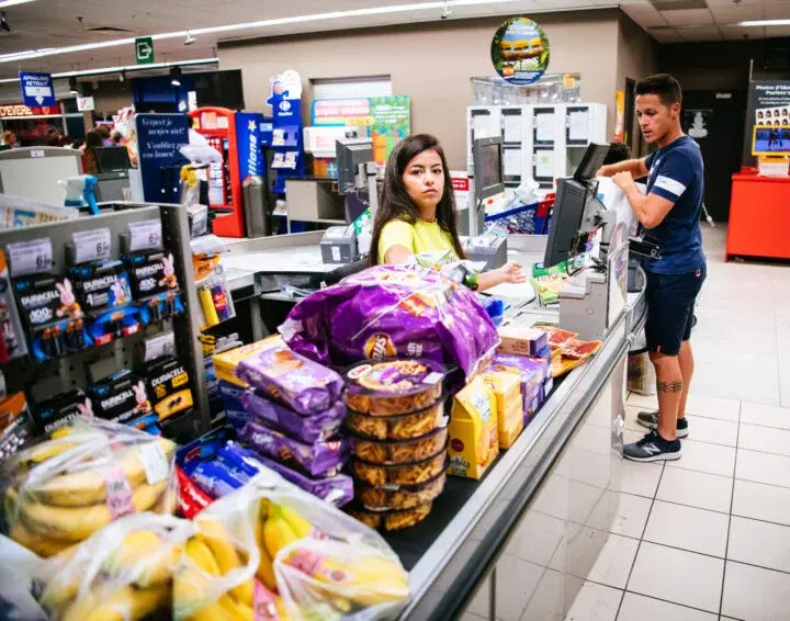 Grocery shopping for Tour de France