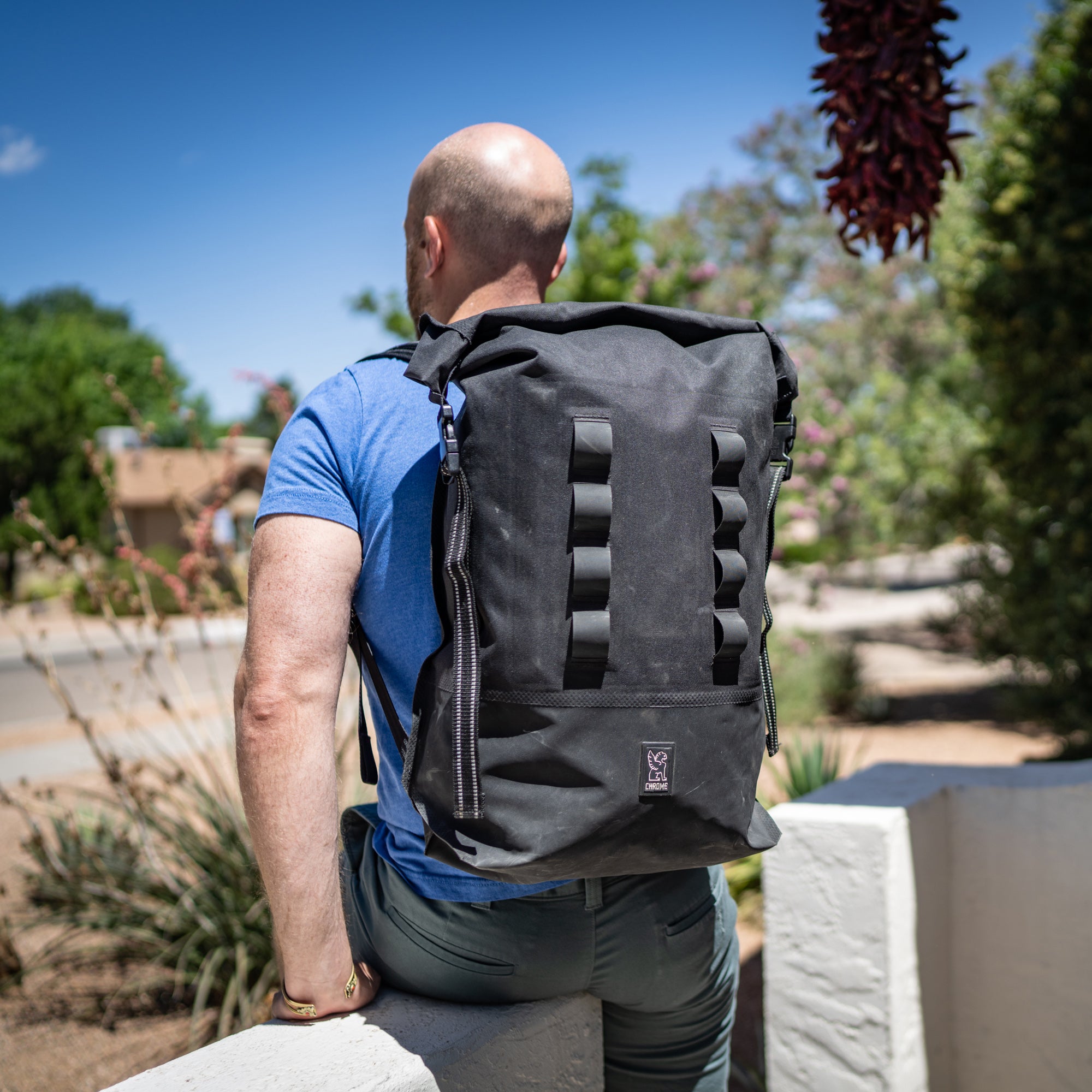 Chrome discount rolltop backpack