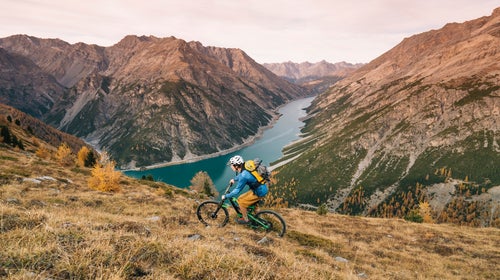 mountain biker destination descent