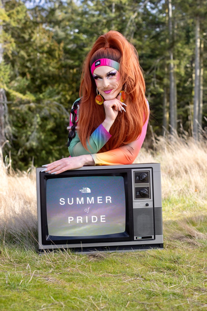 Pattie Gonia in the latest Summer of Pride campaign