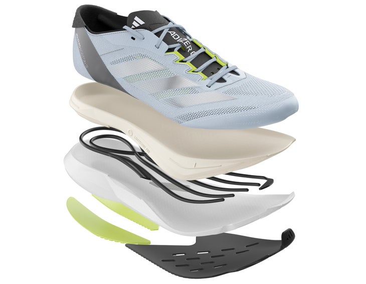 Adidas Boston 12 broken down into layers