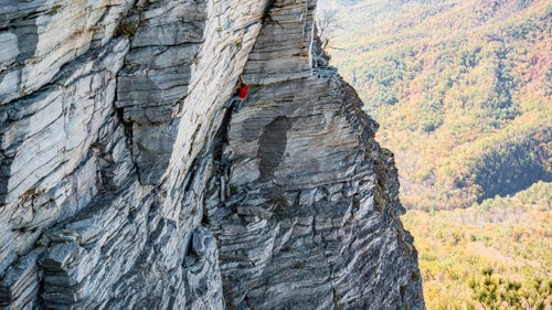 Howell climbing one of the 15 routes he free-soloed on November 5, 2016