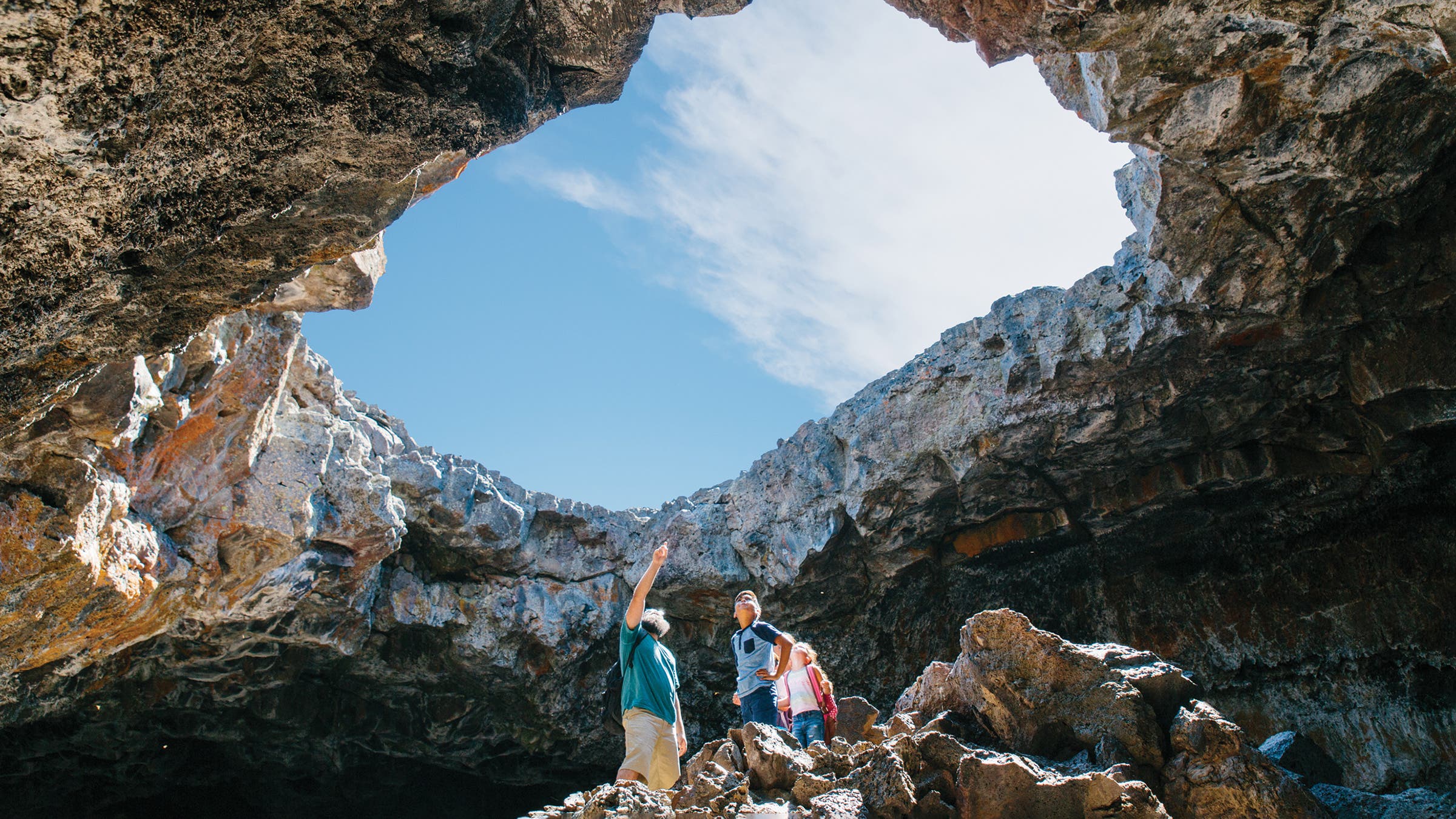 Indian Tunnel at Craters of the Moon National Monument and Preserve