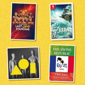 Collage of covers for Outside Editors' May 2023 culture picks