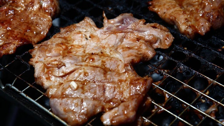 grilled pork