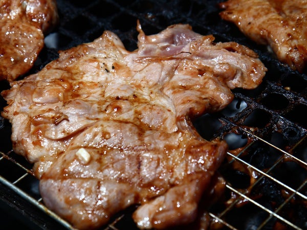 grilled pork