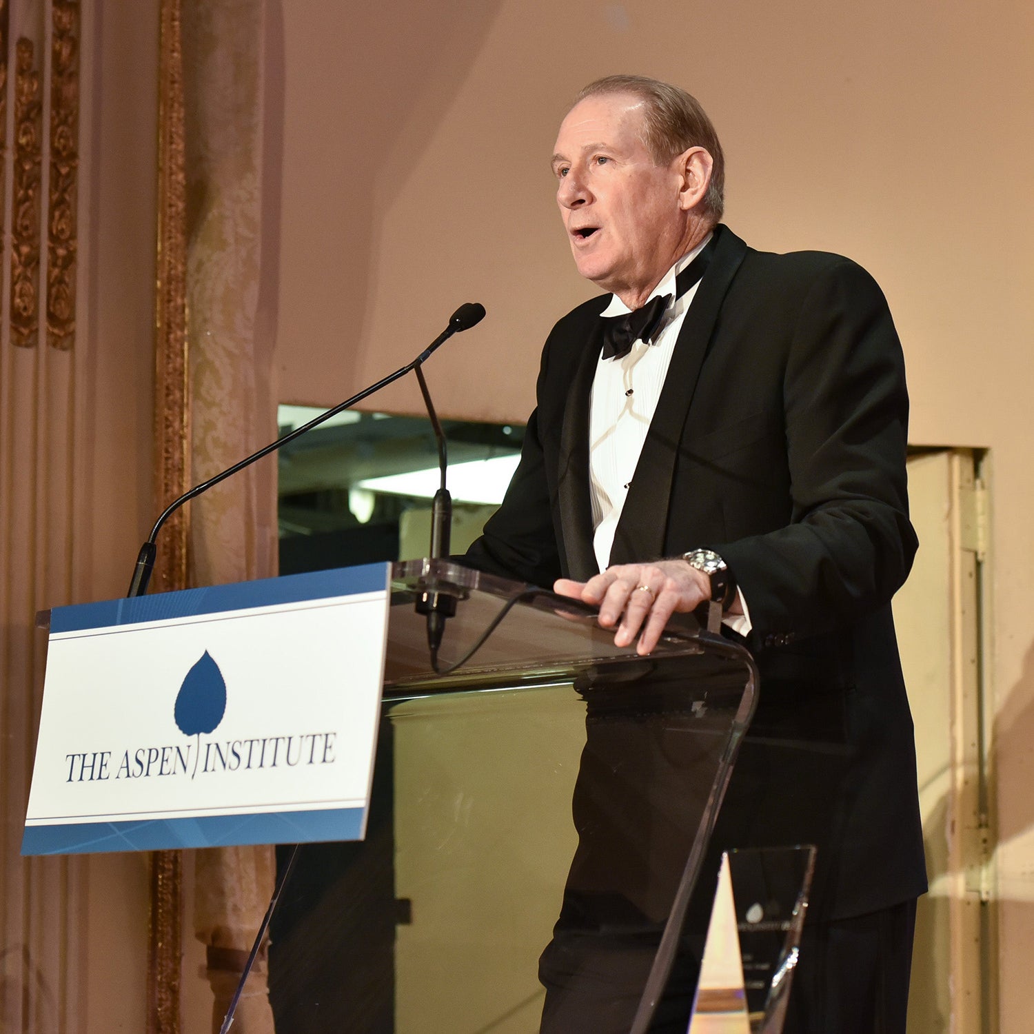 Jim Crown attends The Aspen Institute's 33rd Annual Awards Dinner at The Plaza Hotel on November 3, 2016 in New York City