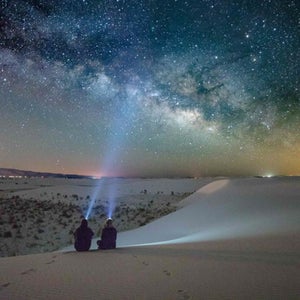stars, dunes, white sands national park