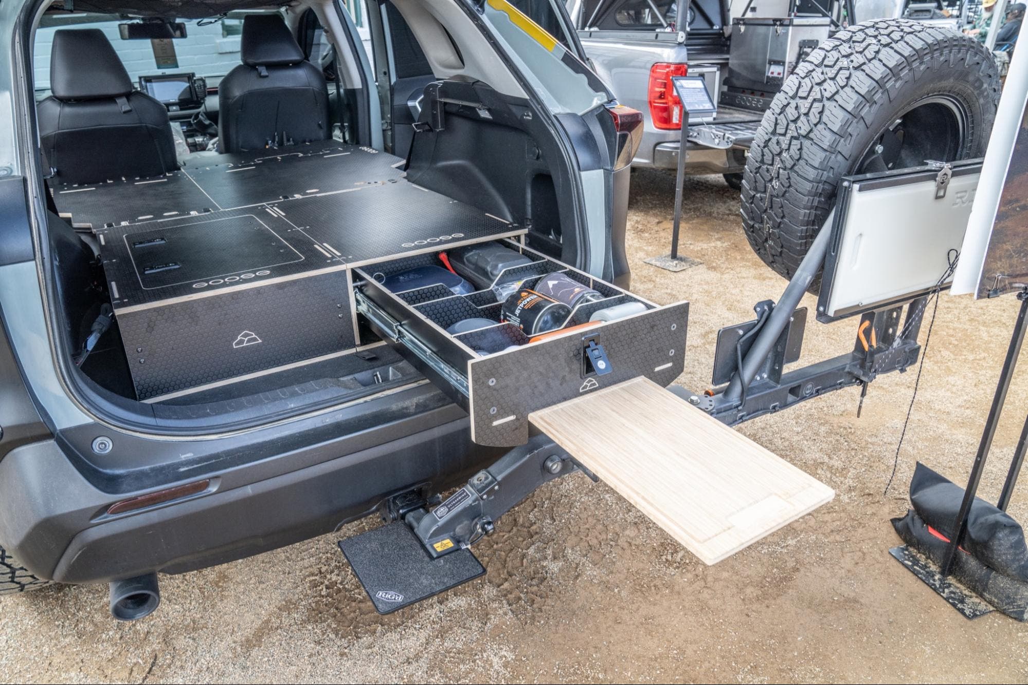Goose Gear drawers at Overland Expo West 2023