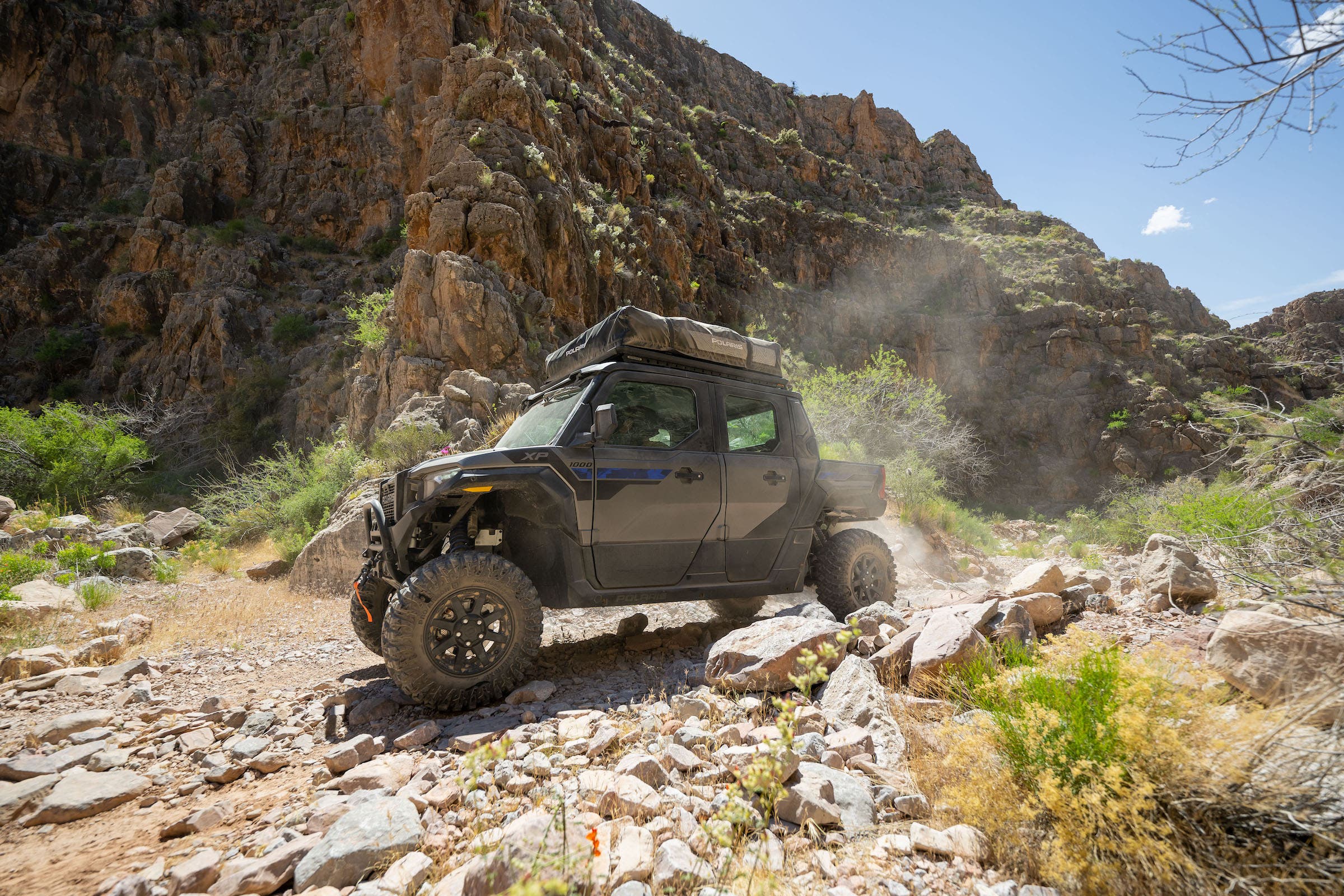 Polaris Xpedition driving