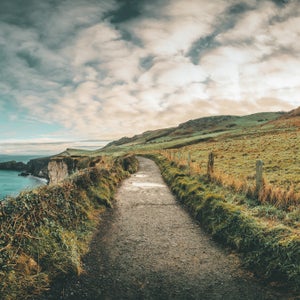 Panoramic view of sea against sky