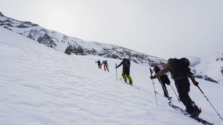 backcountry ski tour