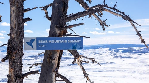 Bluebird Backcountry trail sign
