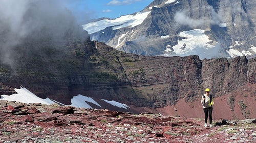 mountain pass on the continental divide trail