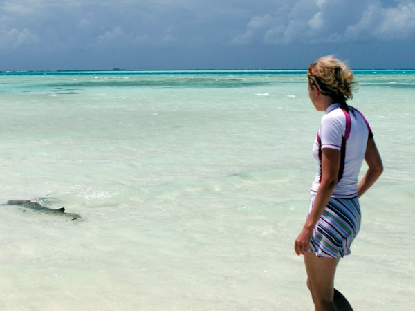 The author in Tahiti