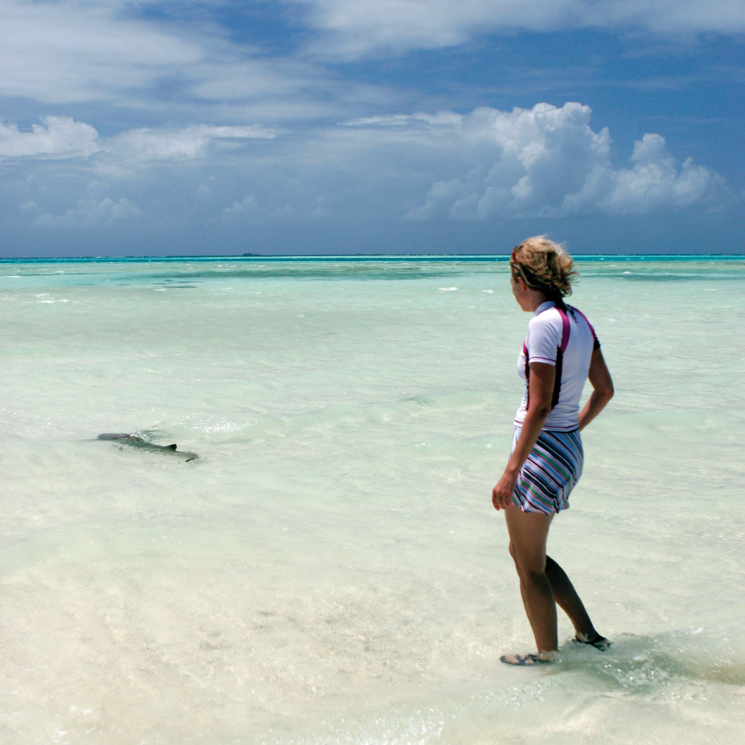 The author in Tahiti