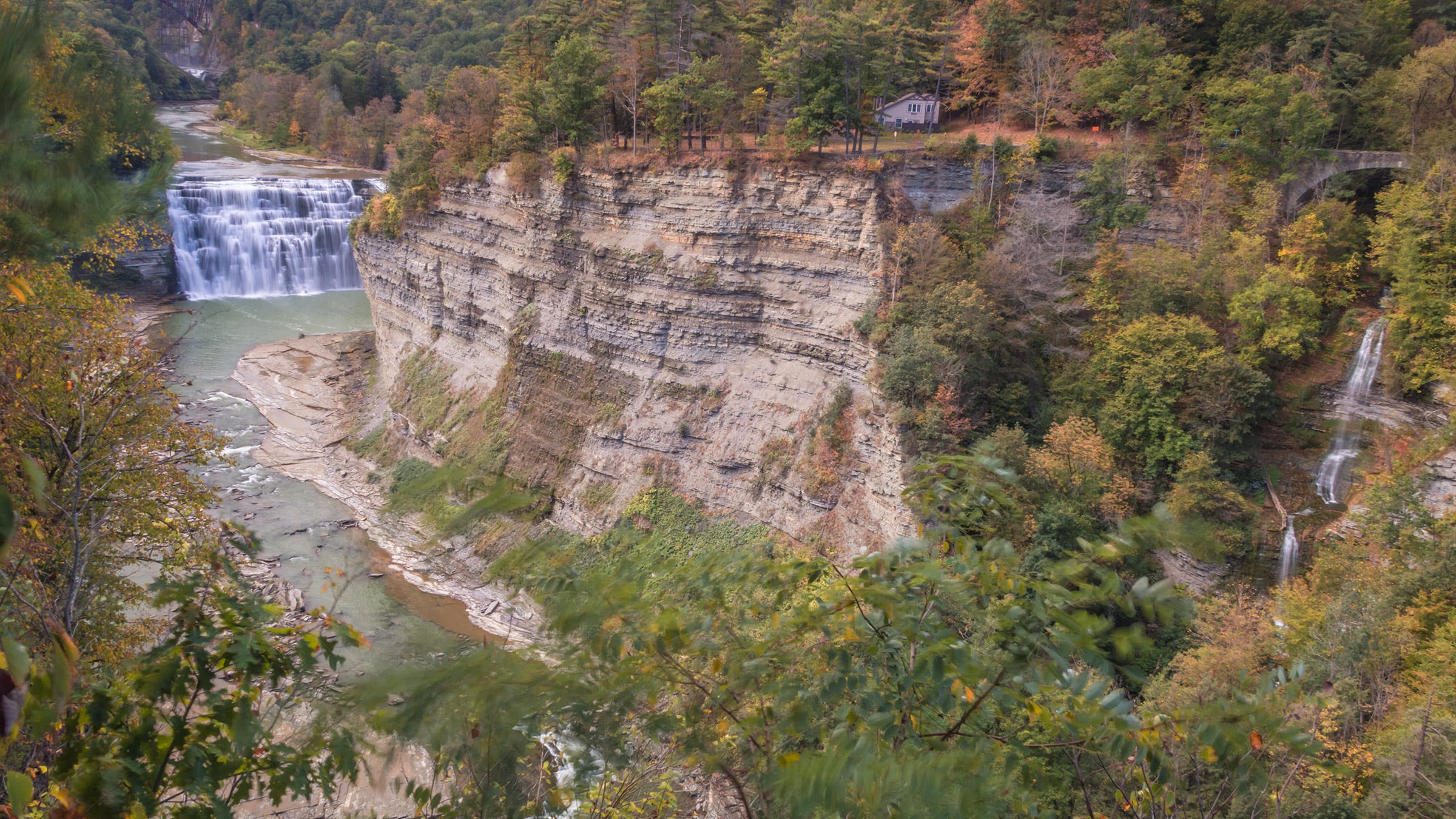 middle falls letchworth state park