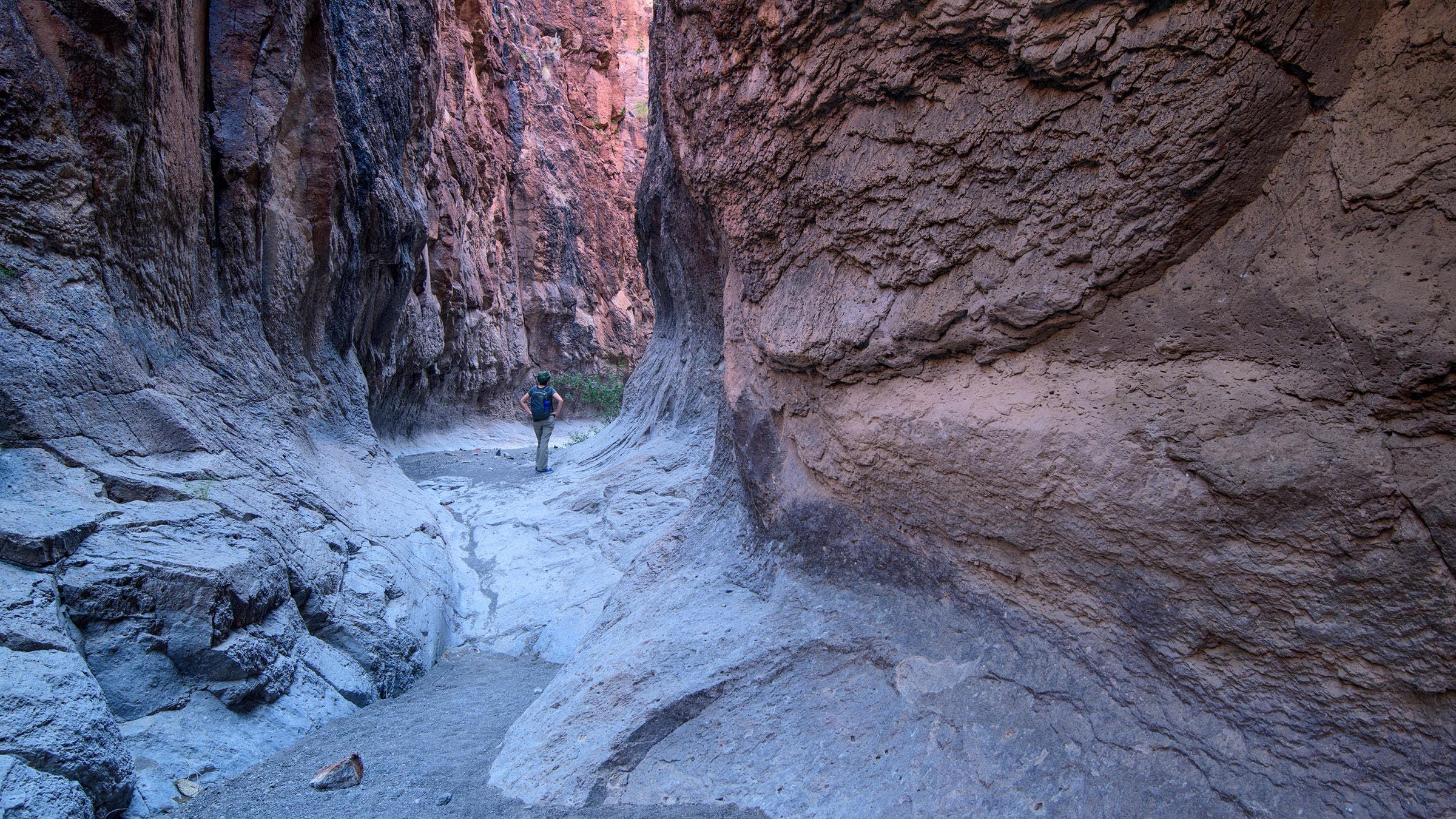 slot canyon in texas