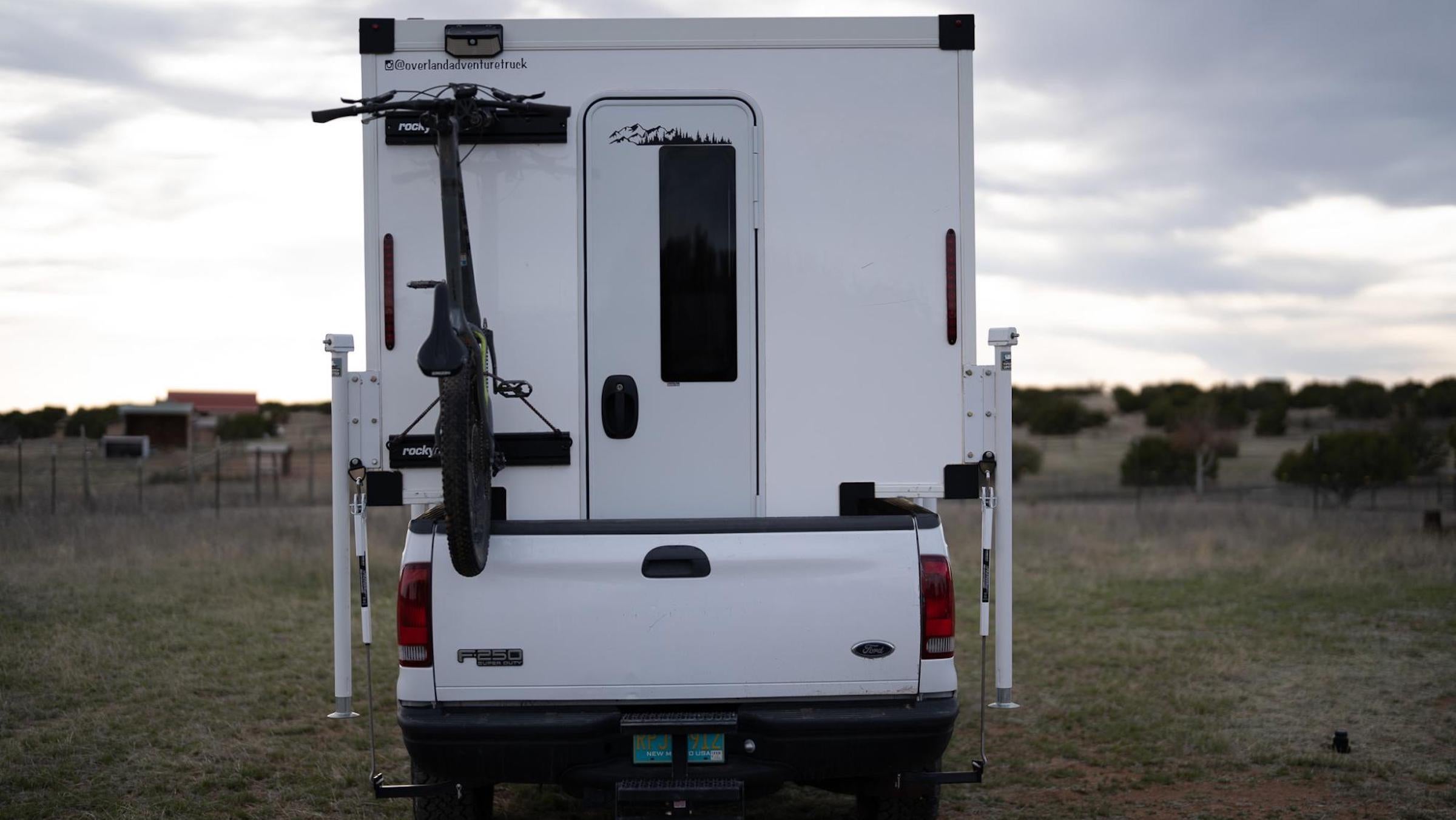 Truck camper bike discount rack