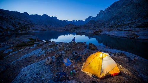 wind river range tent on a backpacking trip