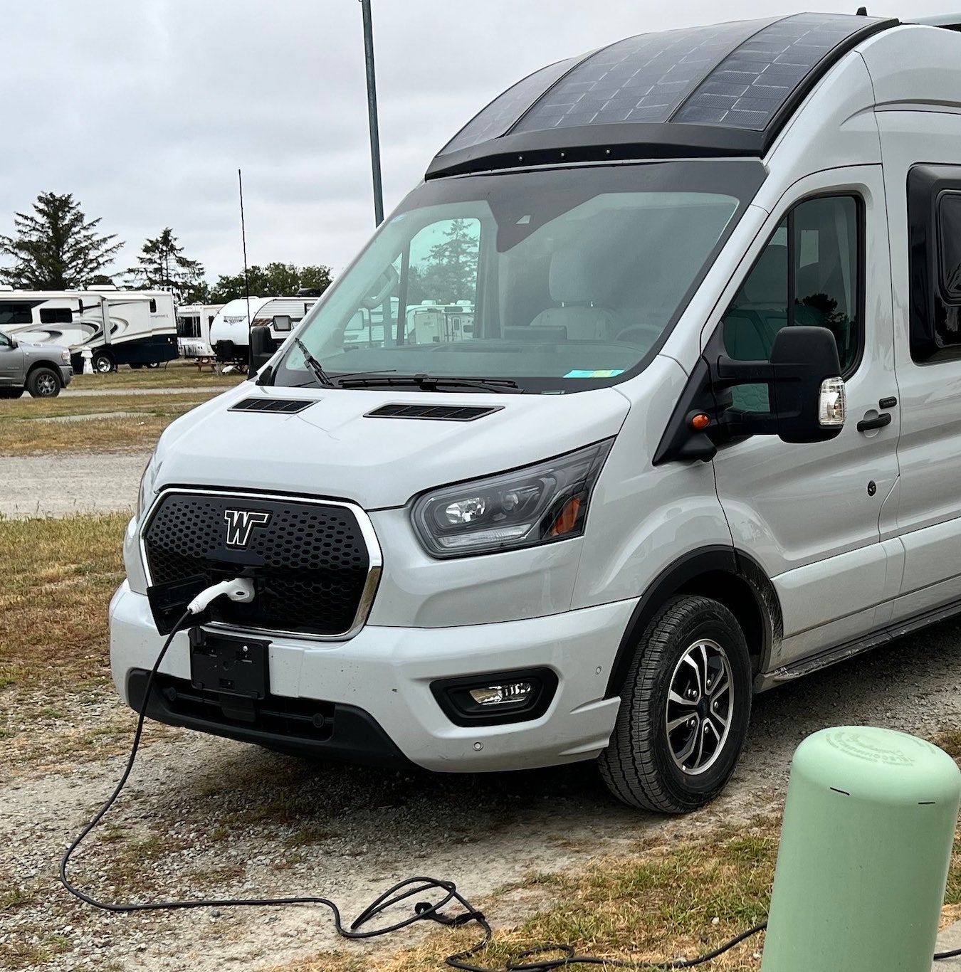 La Winnebago eRV2 será una furgoneta camper e-Transit eléctrica