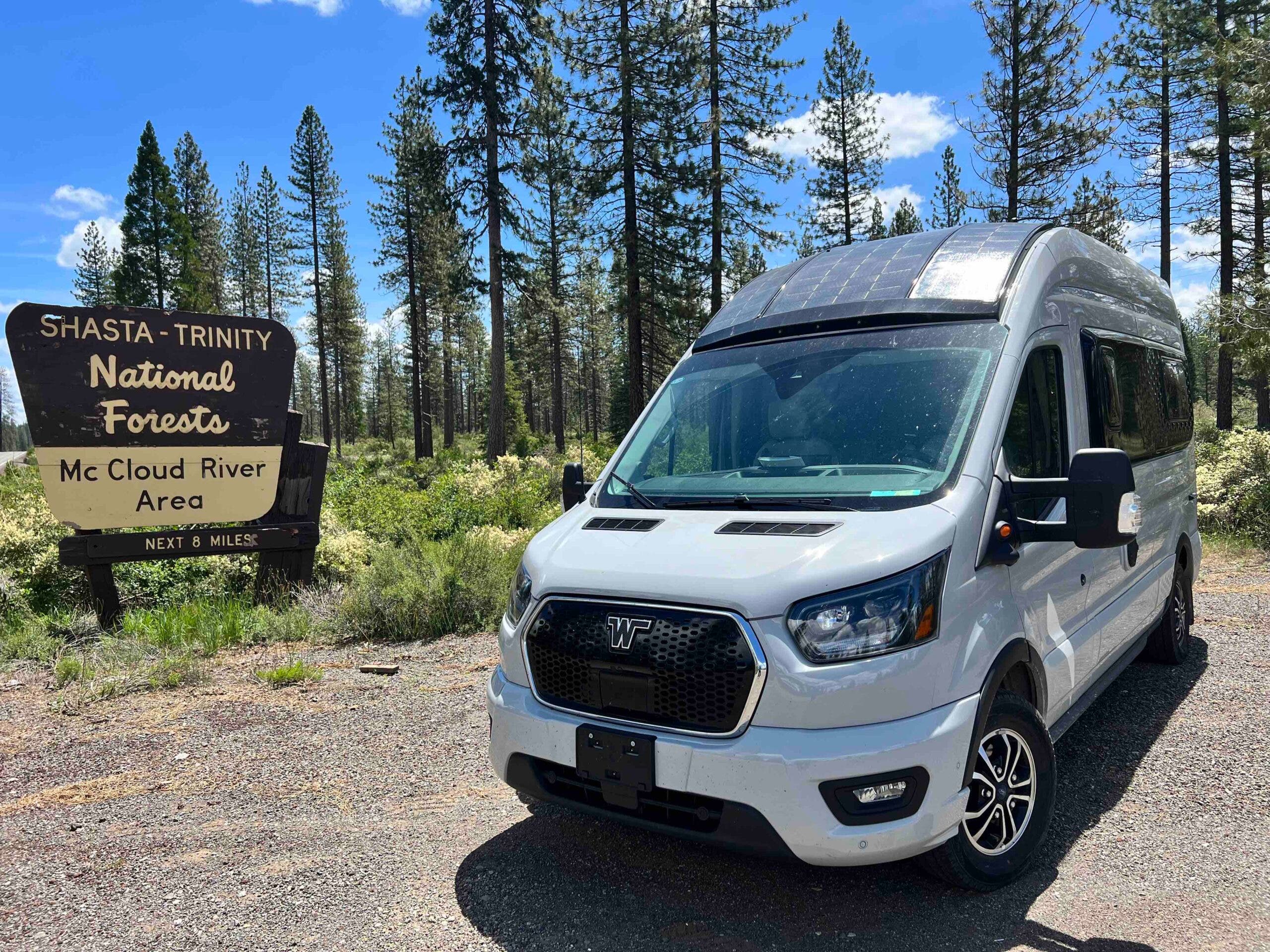 The Winnebago eRV2 in Northern California