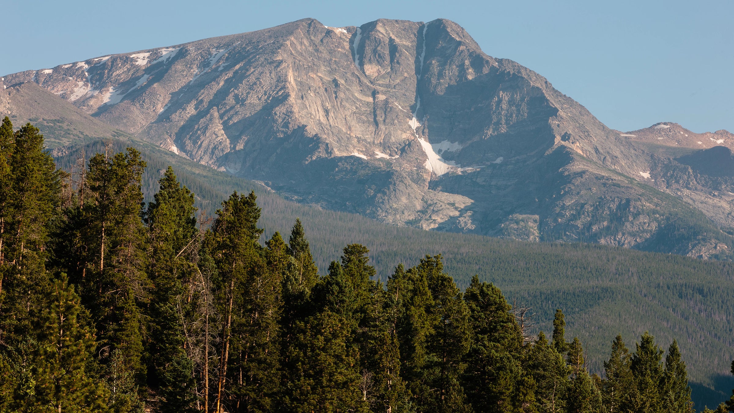 Ypsilon Mountain in Rocky Mountain National Park, Colorado.