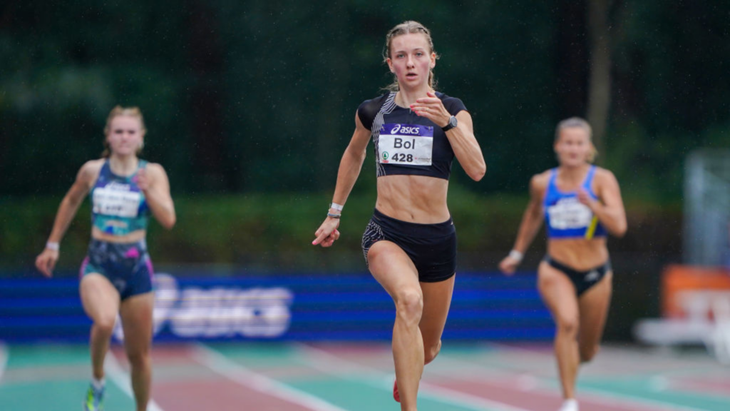 Femke Bol of Netherlands reacts after a run in the Women's 400 metres  News Photo - Getty Images