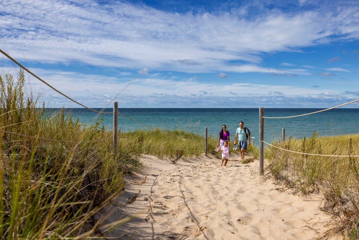 Views of Lake Michigan from Sleeping Bear Dunes National Lakeshore