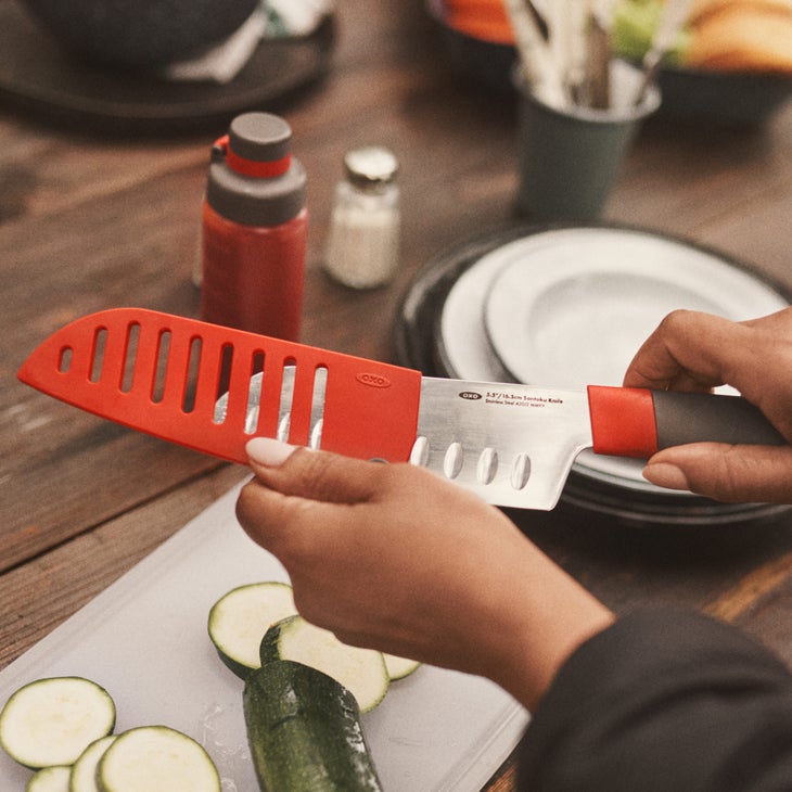 OXO Outdoor Santoku Knife with Locking Sheath