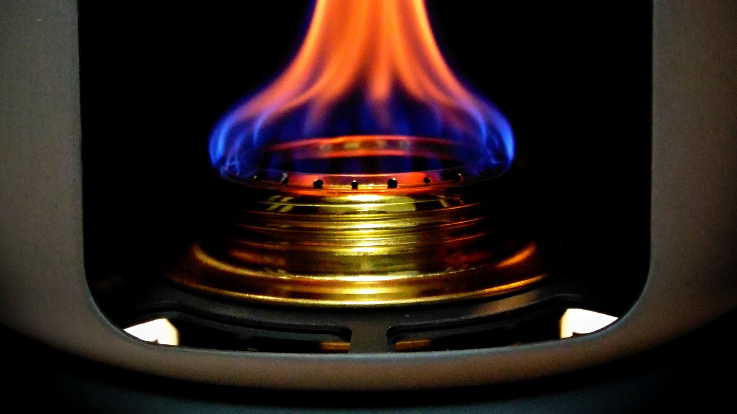 An alcohol-burning stove