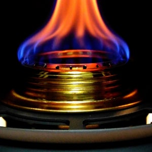 An alcohol-burning stove