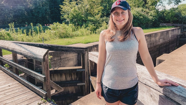 Theresa McKinney on Towpath Trail